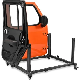 2007-2022 Jeep Wrangler JK JL Gladiator JT Door Storage Rack Movable Cart Holder