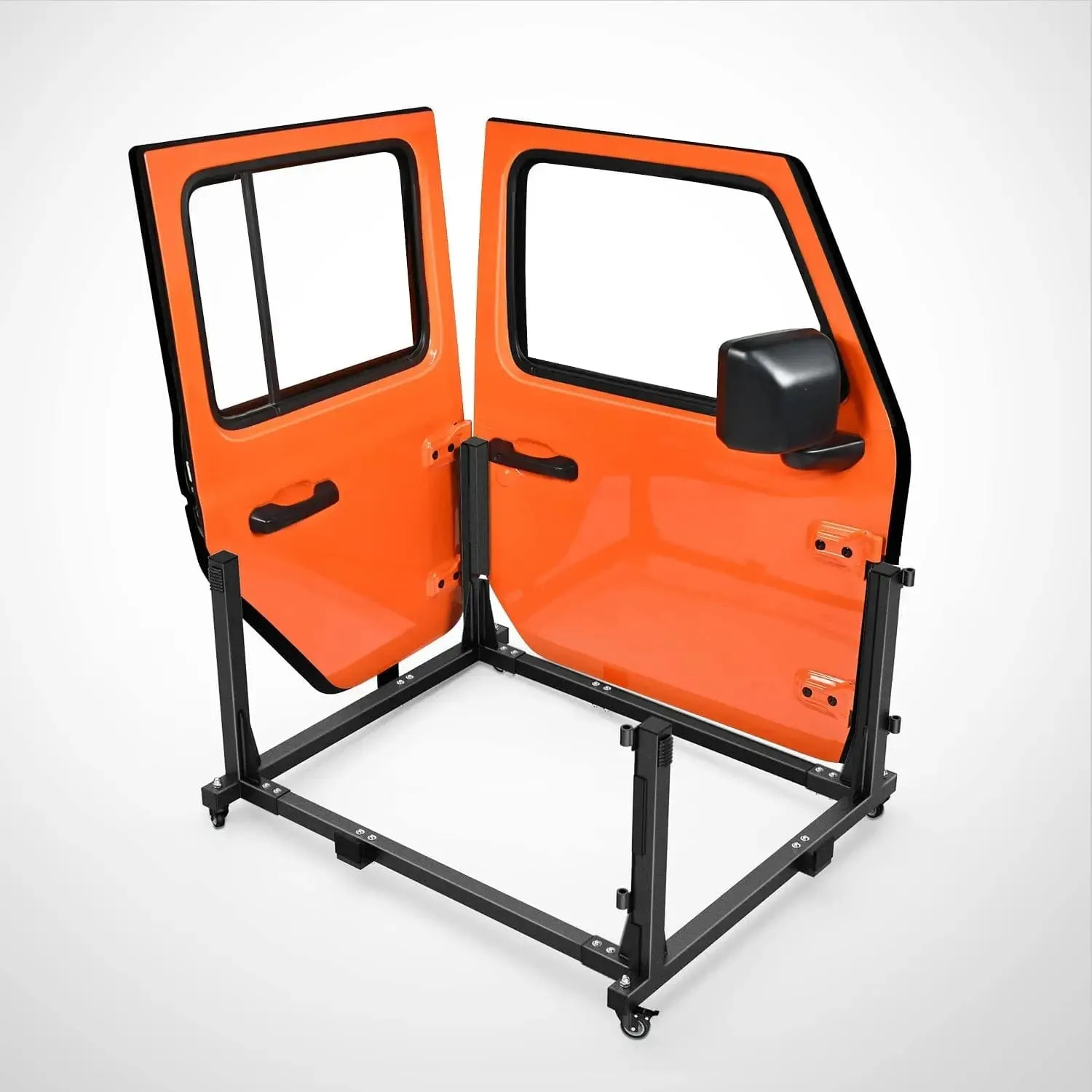 2007-2022 Jeep Wrangler JK JL Gladiator JT Door Storage Rack Movable Cart Holder