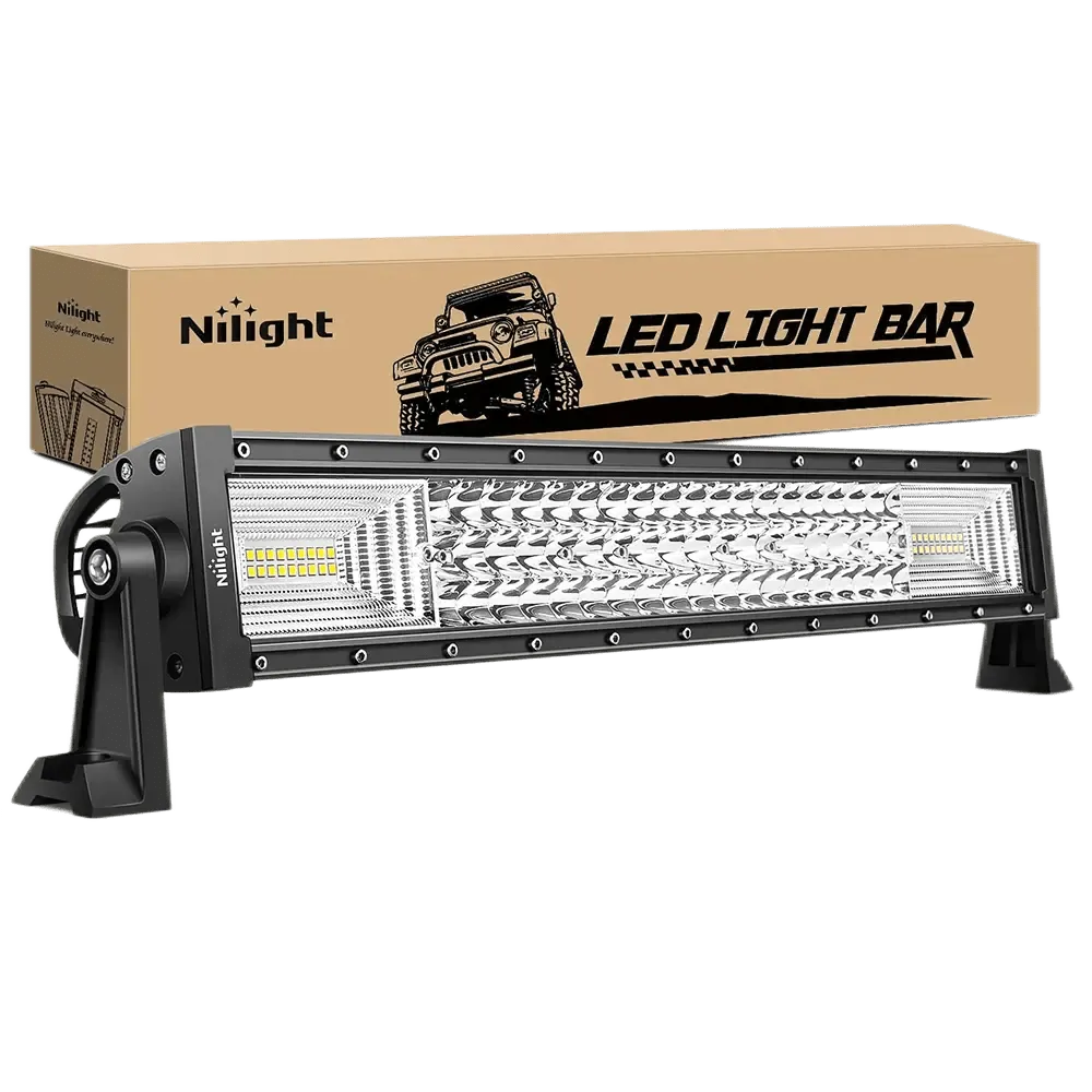 22 Inch 270W 27000LM Triple Row Spot Flood LED Light Bar