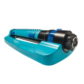 Aqua Joe SJI-TLS18 Turbo Oscillating Lawn Sprinkler | 3-Way Oscillation | Range/Width/Flow Control | Waters to 4500 Sq Ft