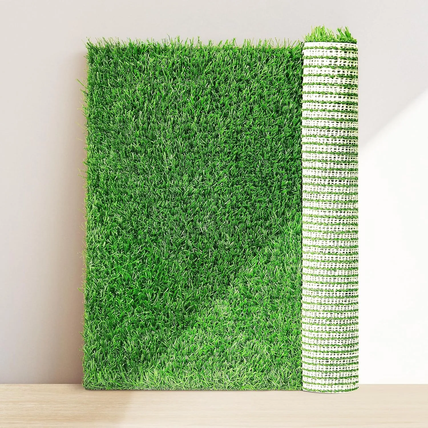 Artificial Grass Pad 59"x 39.4" 1 Pack, Washable Dog Grass Pee Pads Indoor Outdoor Potty Training Replacement Turf Mat for Puppy, Reusable Realistic Fake Grass Patch for Dogs