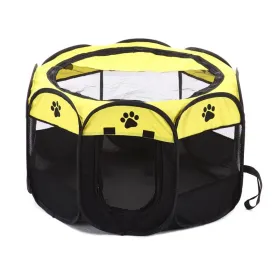 Awesome Portable Folding Pet Tent Oxford Mesh Puppy Bed