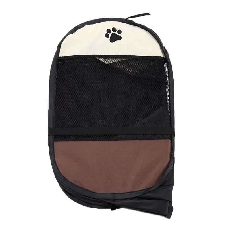Awesome Portable Folding Pet Tent Oxford Mesh Puppy Bed
