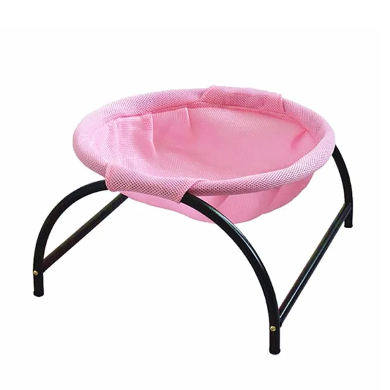 Best Standing Iron Frame Breathable Cat And Dog Hammock Overhead Net Bed