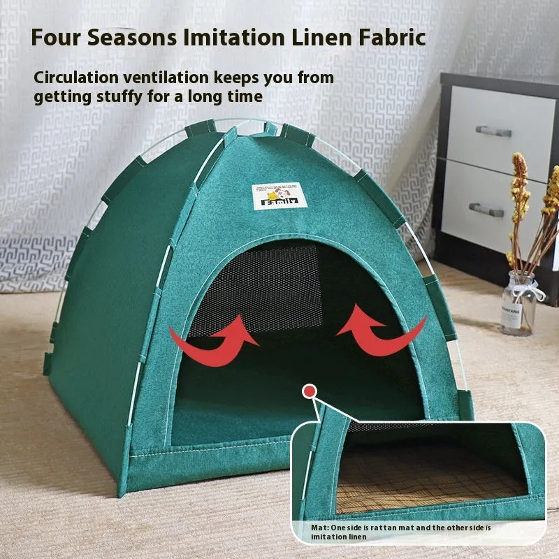 Cat Nest Tent Outdoor Breathable House Small And Medium-sized
