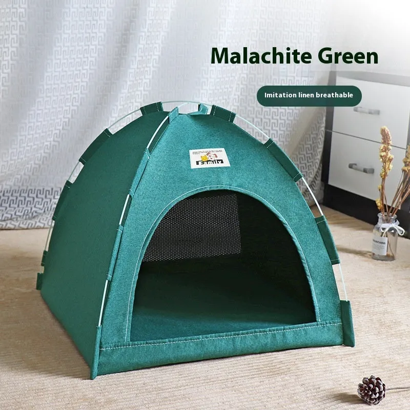 Cat Nest Tent Outdoor Breathable House Small And Medium-sized