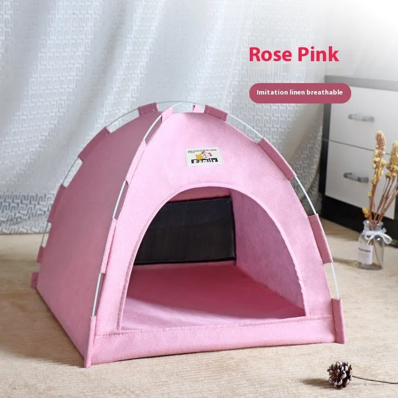 Cat Nest Tent Outdoor Breathable House Small And Medium-sized