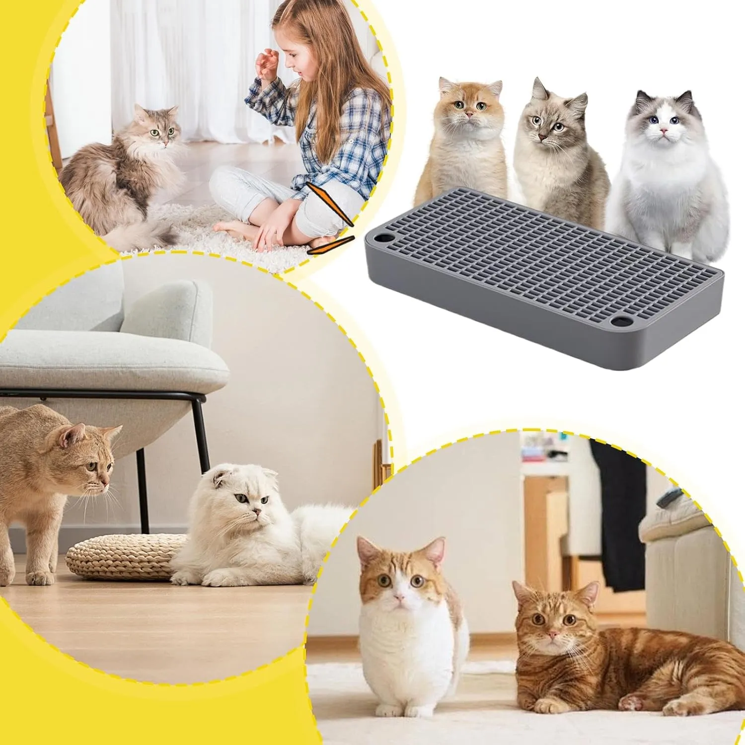 Cat Ramp platfrm - Washable Litter Tray, Waterproof Kitten Pedal | Anti-Slip Toilet Step with Easy Cleaning, Indoor Pet Accessory for Bunnies, Small Animals, and Setup Convenience