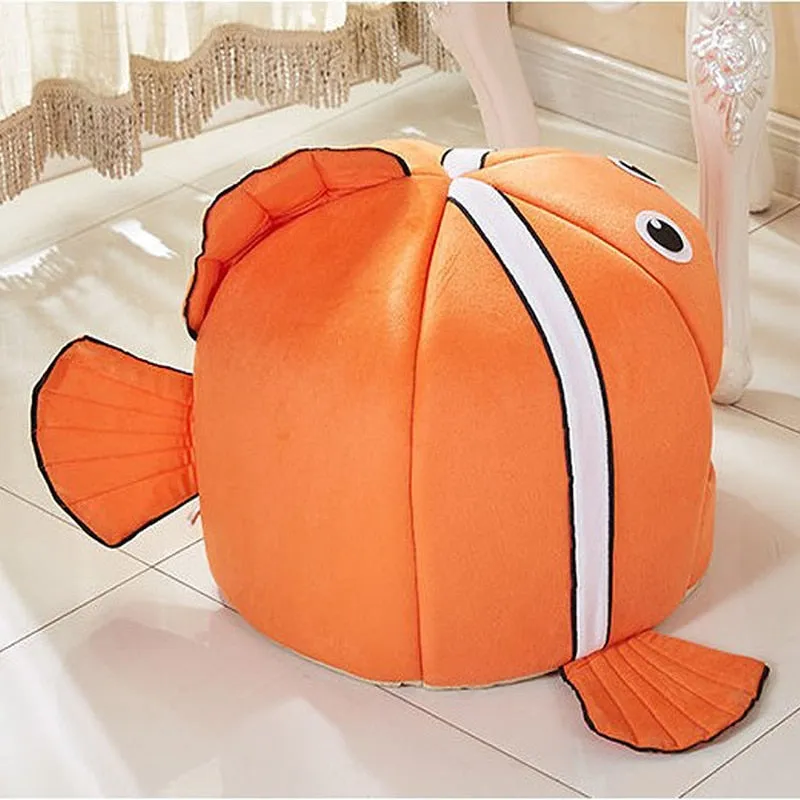 Cats Sleeping Bed /Cave   Lovely Fish Kitten Tent