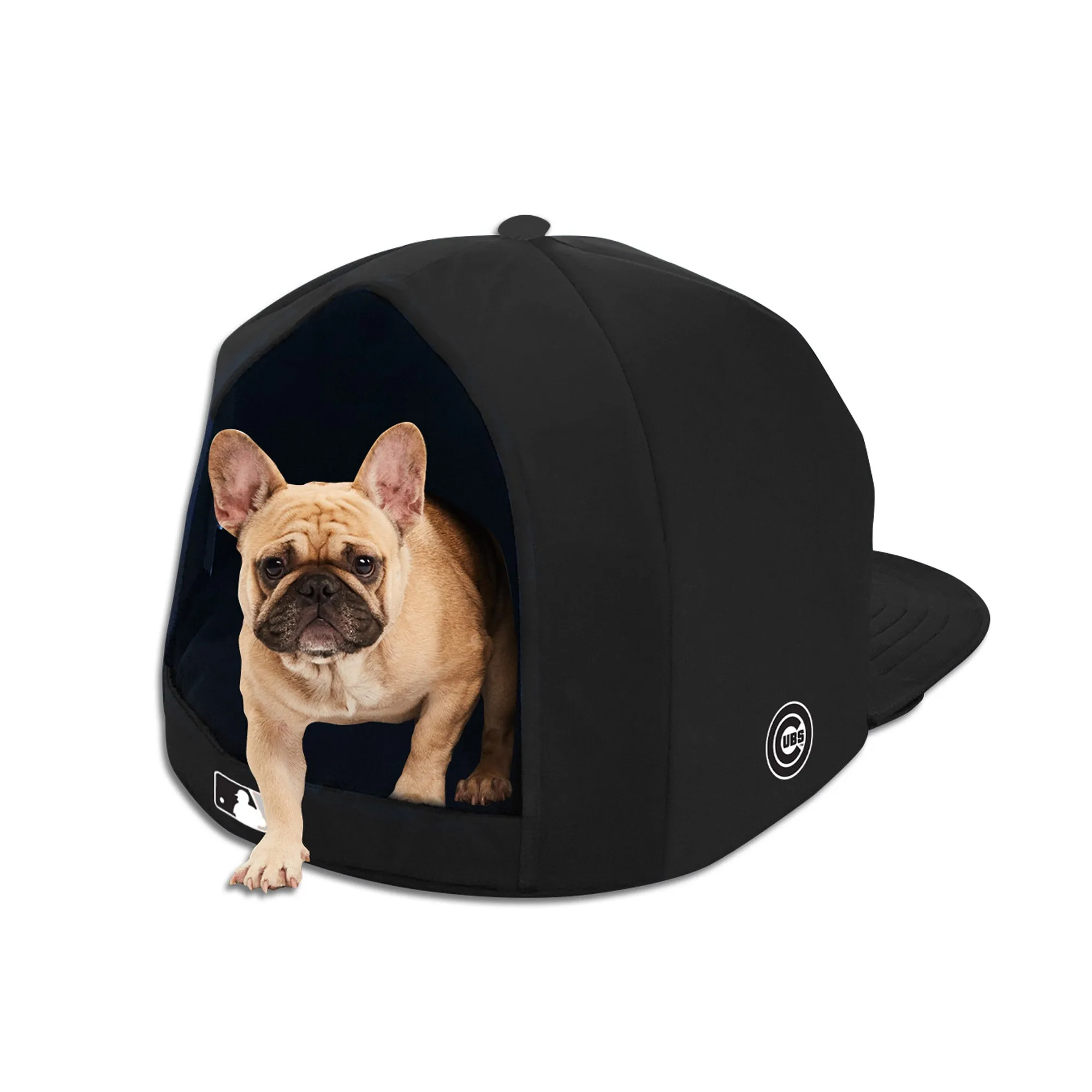 CHICAGO CUBS NOIR NAP CAP PLUSH DOG BED