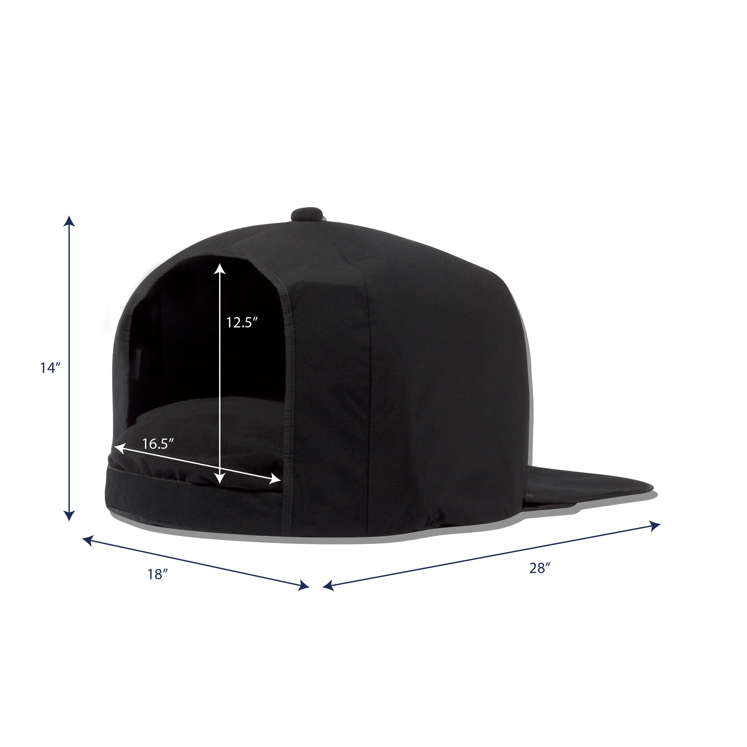 CHICAGO CUBS NOIR NAP CAP PLUSH DOG BED