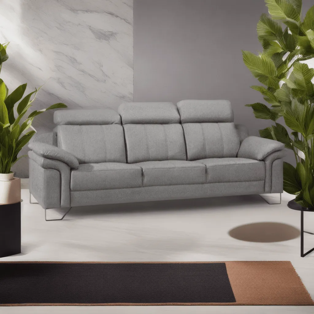 Chicago Faux Leather Sofa