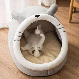 Cozy and Stylish Self-Warming Pet Tent Bed for Cats and Small Dogs - Foldable, Washable, and Ultra-Comfortable Hut for Your Furry Friend!