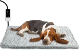 Cute Artificial Pet Nest Durable Adjustable Temperature Dog And Cat Heating Pad, Artificial Pet Pad, Suitable For Indoor And Outdoor Pets Suitable for indoor pets(28.0"L x 16.0"W x 1.0"Th)