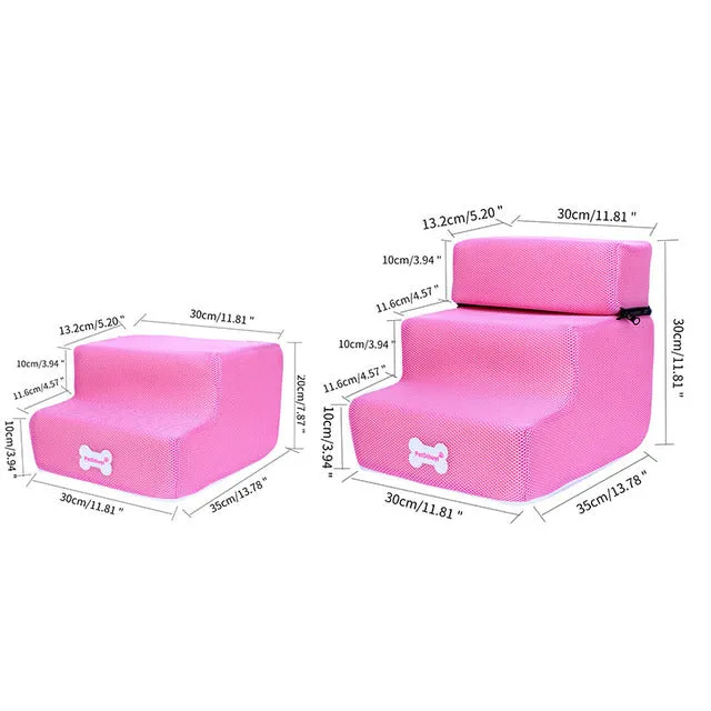 Dog 2/3 Layers Bed Stairs Mesh Foldable