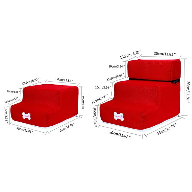 Dog 2/3 Layers Bed Stairs Mesh Foldable