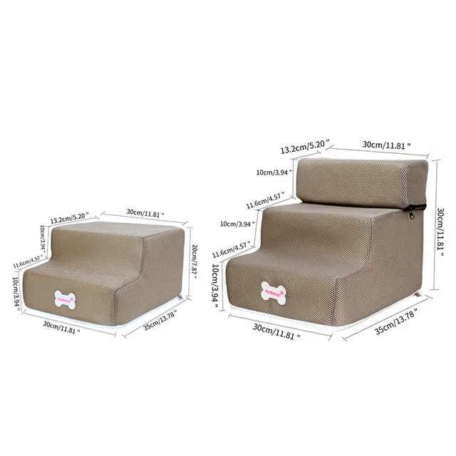 Dog 2/3 Layers Bed Stairs Mesh Foldable