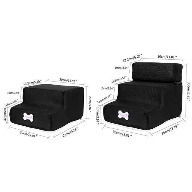 Dog 2/3 Layers Bed Stairs Mesh Foldable