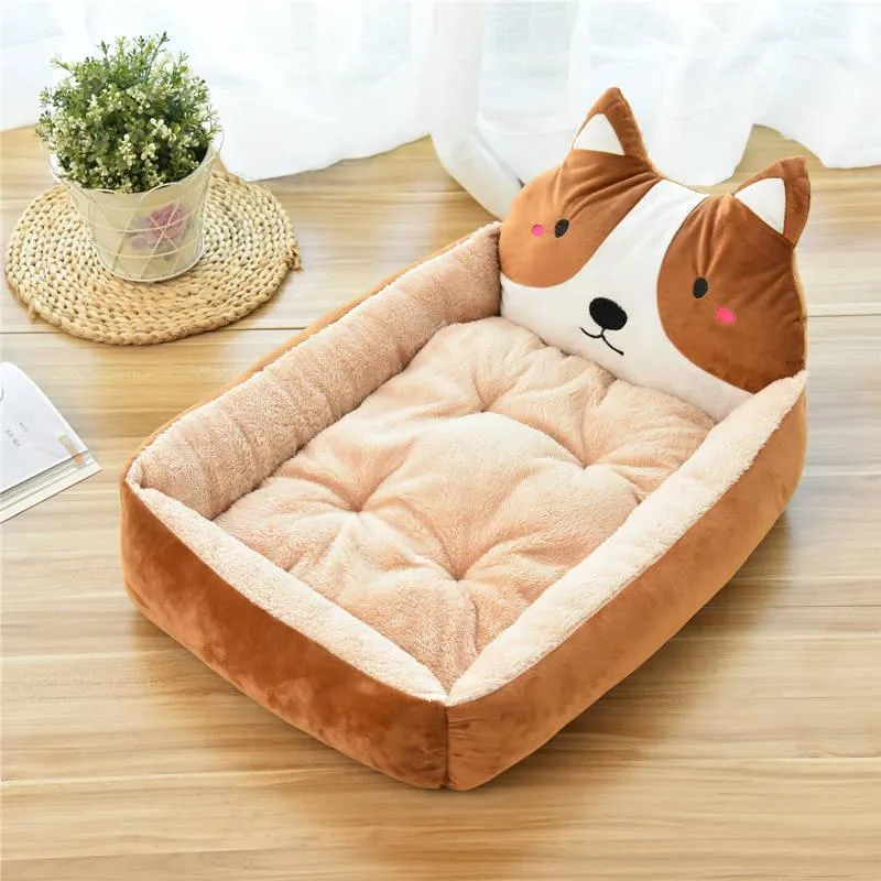 Dog bed Removable And Washable Teddy Cartoon Nest