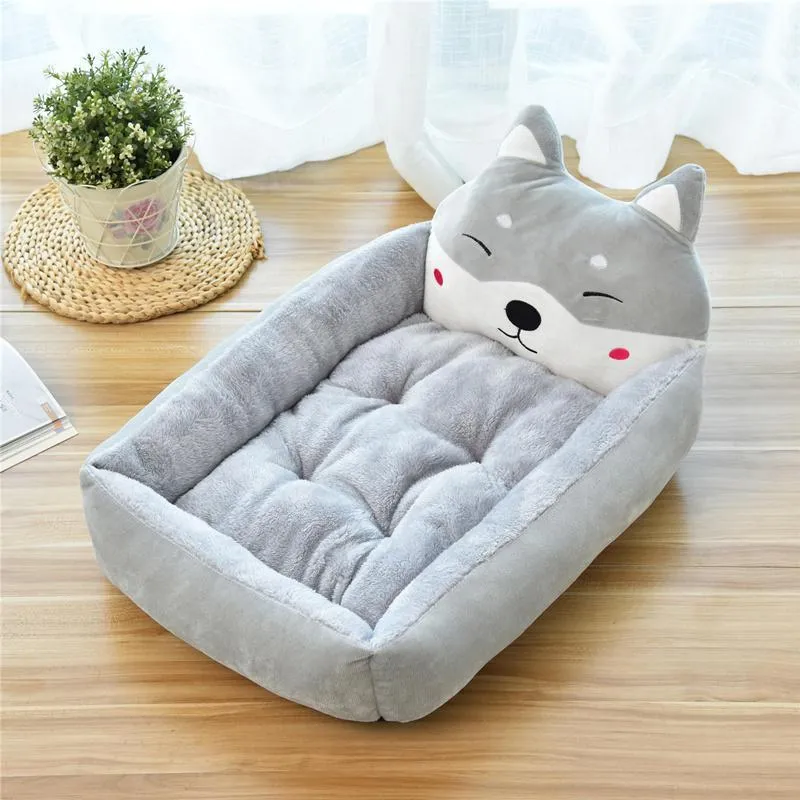 Dog bed Removable And Washable Teddy Cartoon Nest