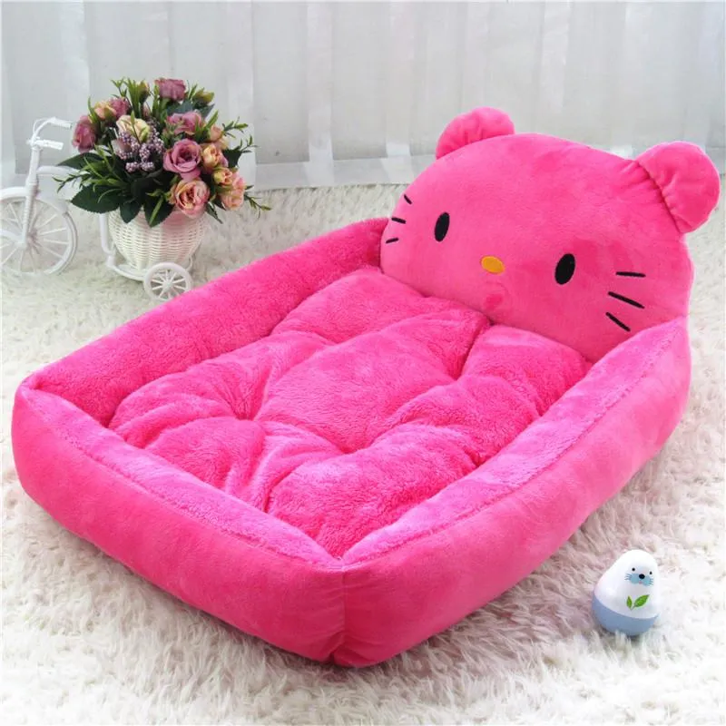 Dog bed Removable And Washable Teddy Cartoon Nest