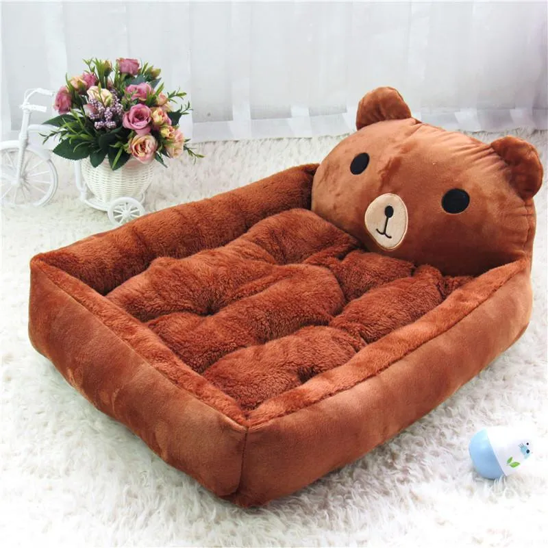Dog bed Removable And Washable Teddy Cartoon Nest