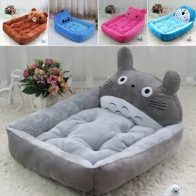 Dog bed Removable And Washable Teddy Cartoon Nest