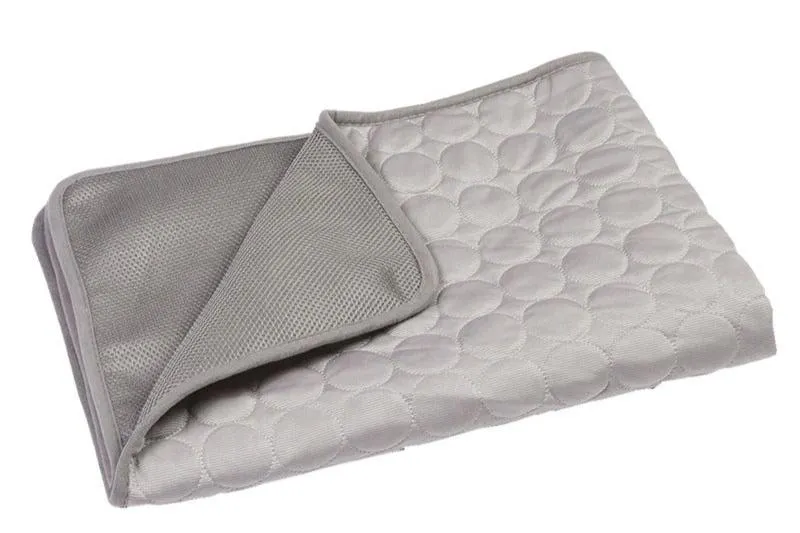 Dog Cooling Mat: Non-Toxic Ice Silk Pad for Pets