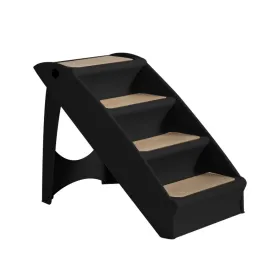 Foldable & Washable Pet Stairs Ramp - Black