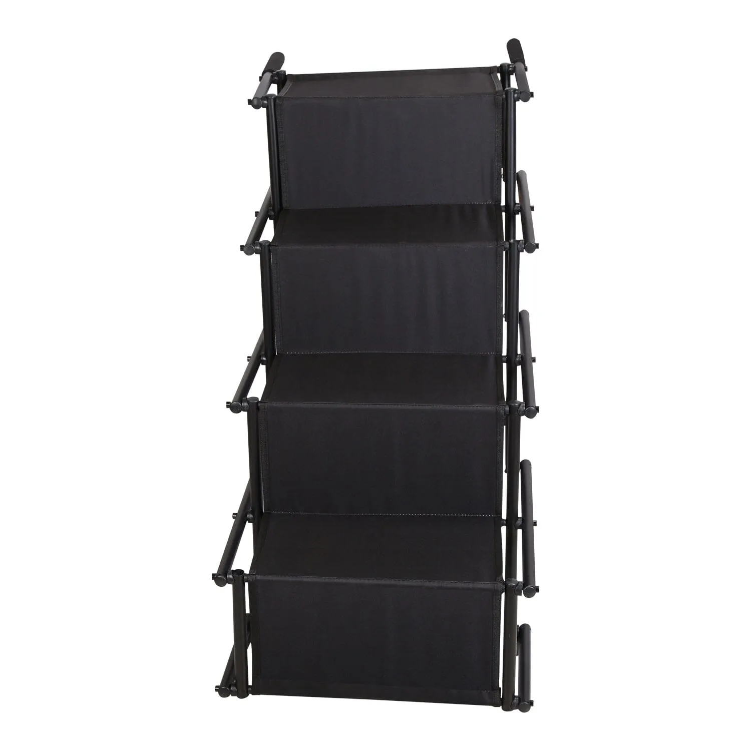 Foldable Dog Ramp 4 Step Collapsible Non Slip Stairs