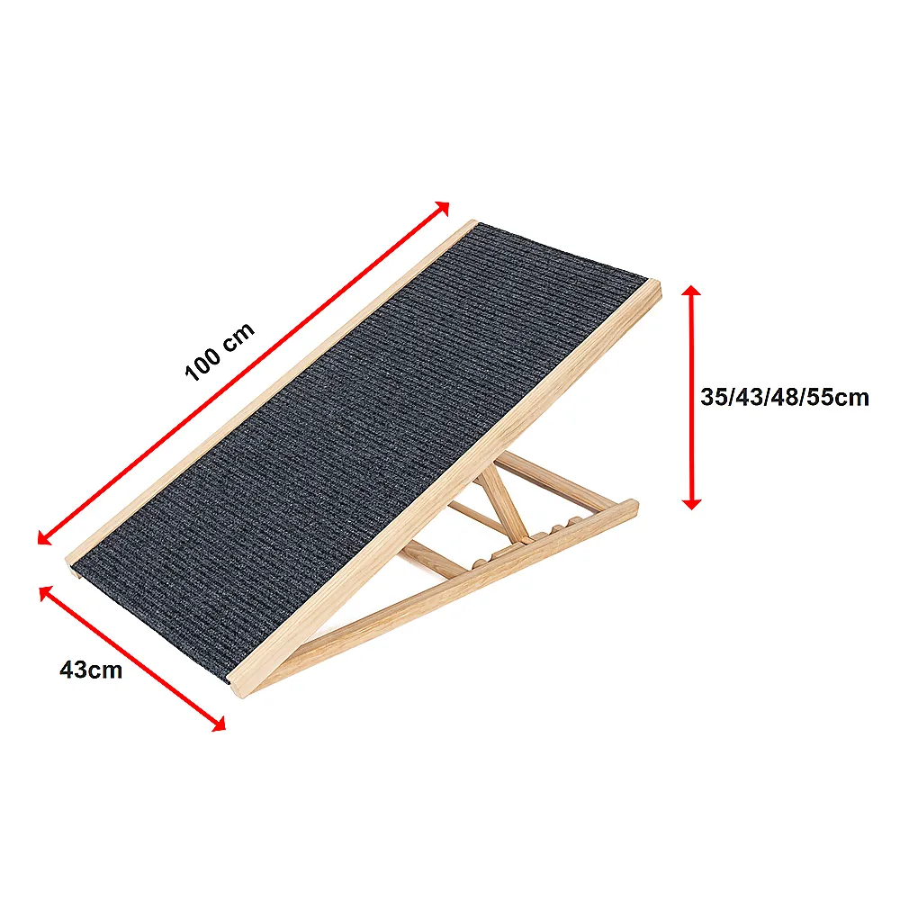 Foldable Dog Ramp - Adjustable Height [100cm]