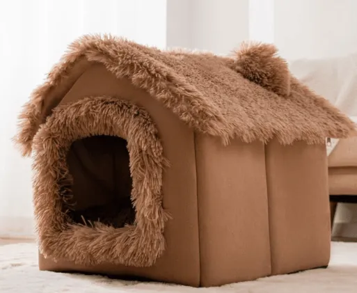 Foldable Villa House Pet Bed Nest
