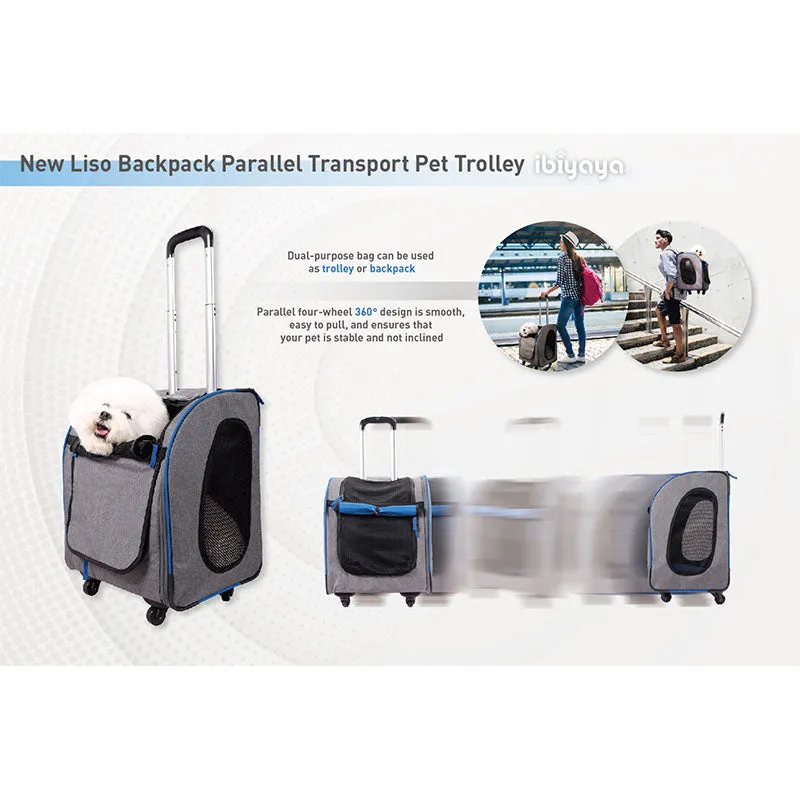 Ibiyaya Liso Backpack Parallel (Slate & Sapphire)
