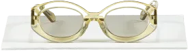 Karen Walker Green Bishop Crystal Sunray Sunglasses