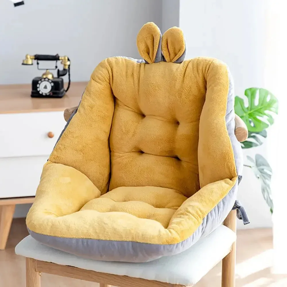Kawaii Cat Plush Chair - Cute Soft Stuffed Floor Cushion Chair Sofa - Cat Bed Sleeping Nest House - Comfort Nest (Suitable for Pets up to 10kg)