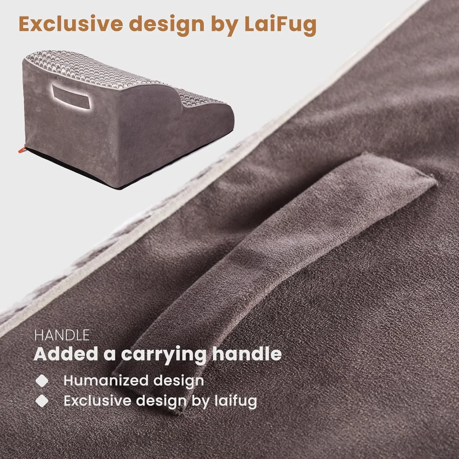 Laifug 2-4 Step Pet Stairs for High Beds and Couch