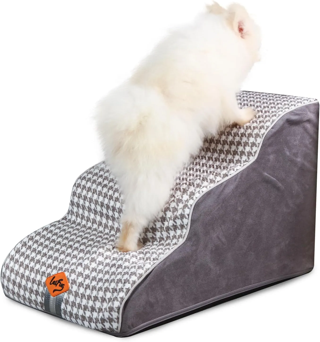 Laifug 2-4 Step Pet Stairs for High Beds and Couch