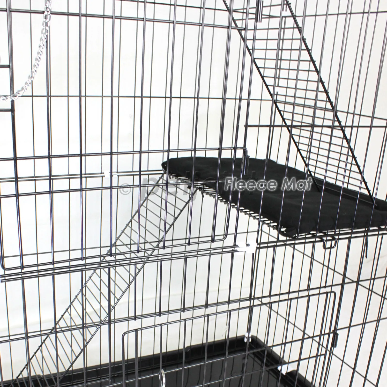 Large Multi Tier Cat Crate Portable Pet Wire Cage Enclosure