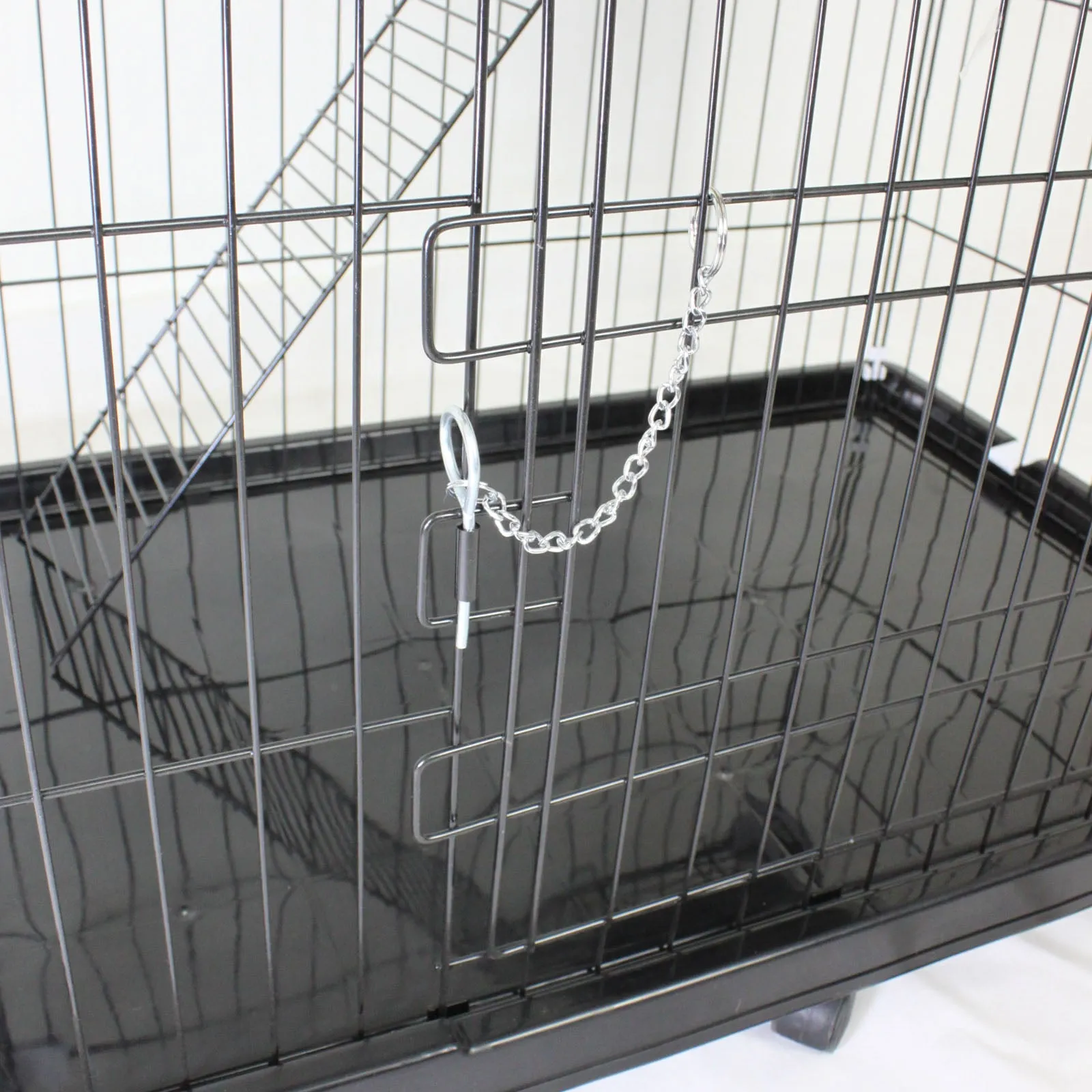Large Multi Tier Cat Crate Portable Pet Wire Cage Enclosure