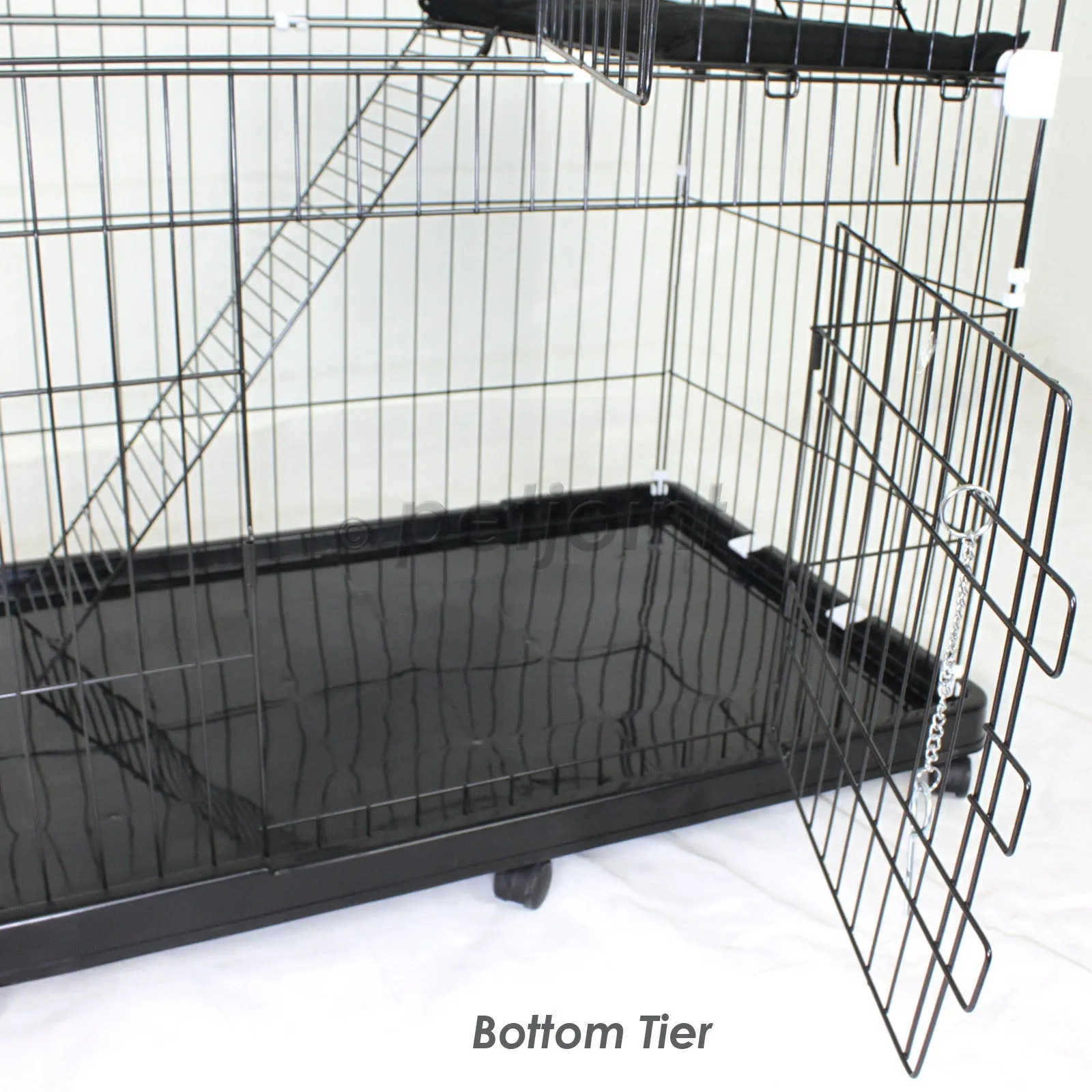 Large Multi Tier Cat Crate Portable Pet Wire Cage Enclosure