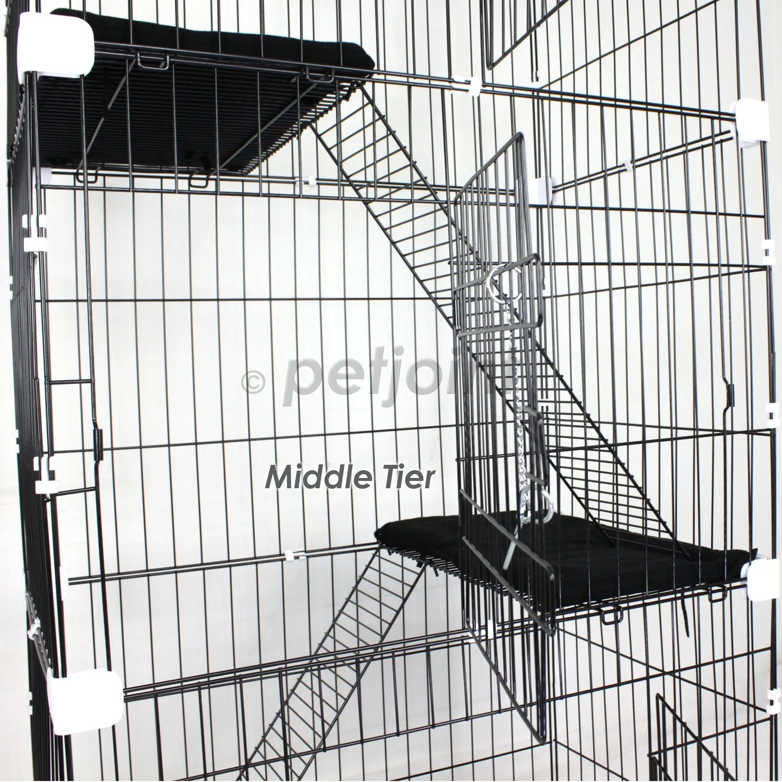 Large Multi Tier Cat Crate Portable Pet Wire Cage Enclosure