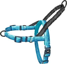 Leash Boss No Pull Dog Harness, Easy Walk for Small, Medium, and Large Pets, Reflective with Rear and Front Clip Attachment (Wave Pattern, Small)