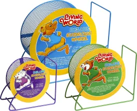 Living World Deluxe Exercise Wheel; available in 3 sizes.
