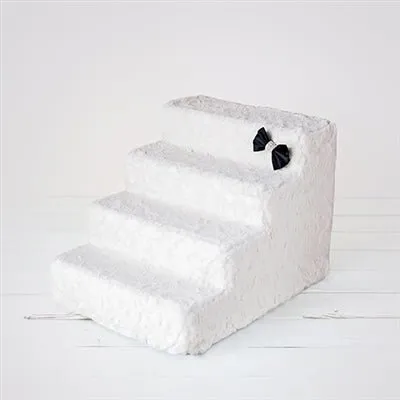 Luxury Pet Stair in Classic Ivory - 4 or 6 Step