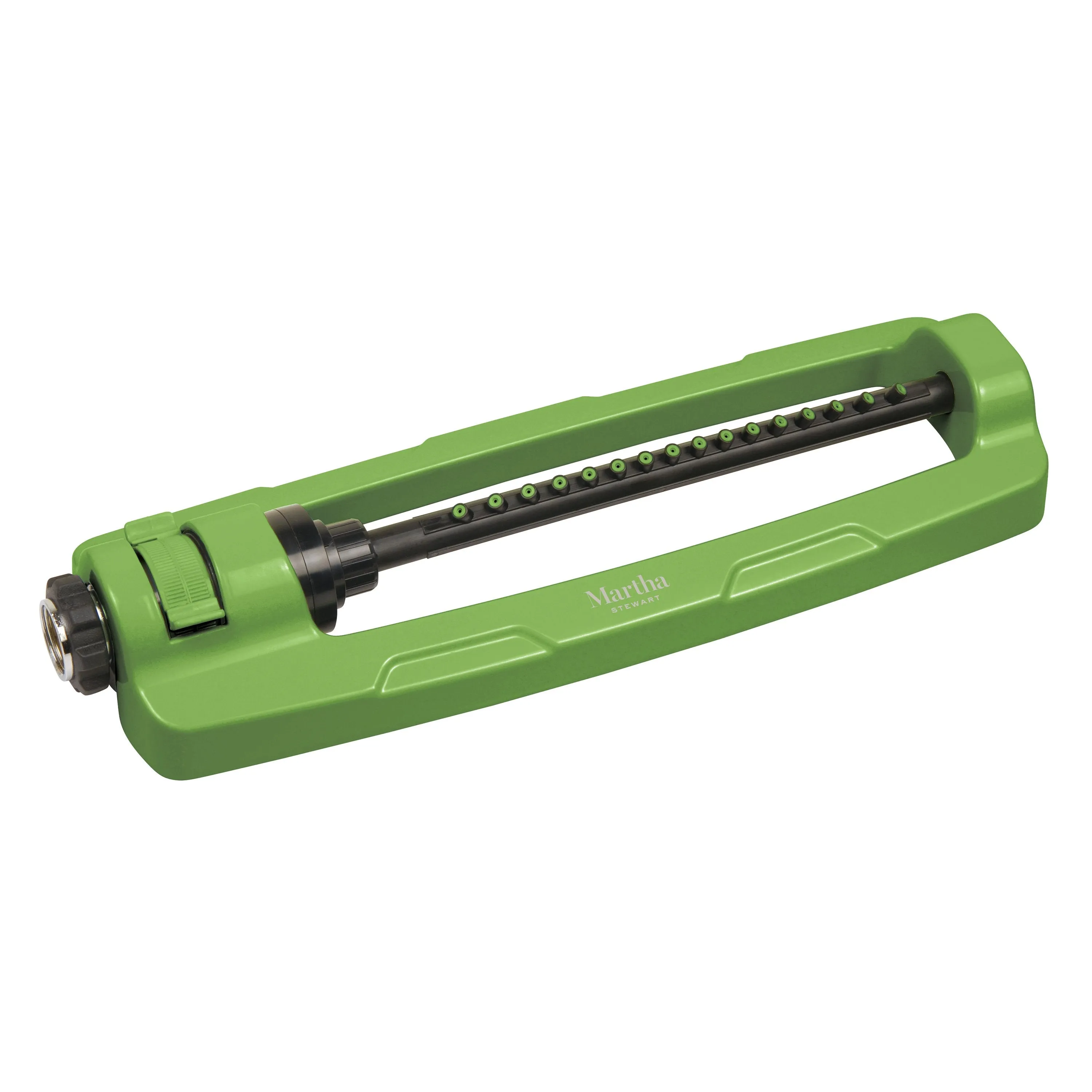 Martha Stewart MTS-IDSPR 3600-Square Foot Coverage, Indestructible Metal Base Oscillating Sprinkler with Adjustable Spray Patterns