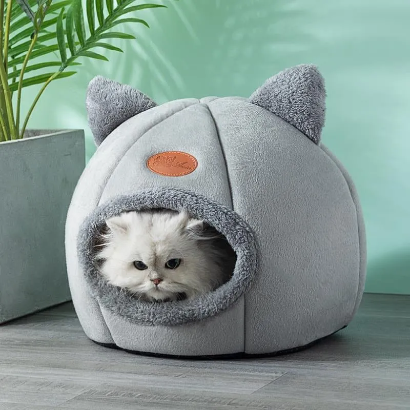 New Deep Sleep Comfort In Winter Cat Bed Iittle Mat Basket Small Dog House Products Pets Tent Cozy Cave Nest Indoor Cama Gato