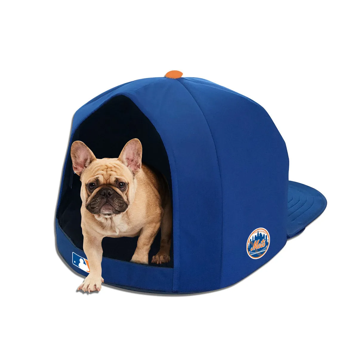 NEW YORK METS NAP CAP PLUSH DOG BED