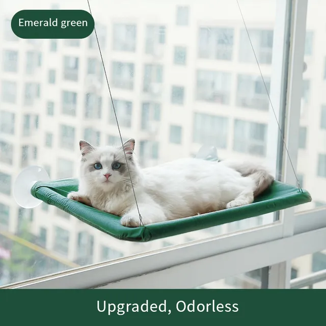 Pat and Pet Emporium | Pet Beds | Suction Cup Cat Hammock