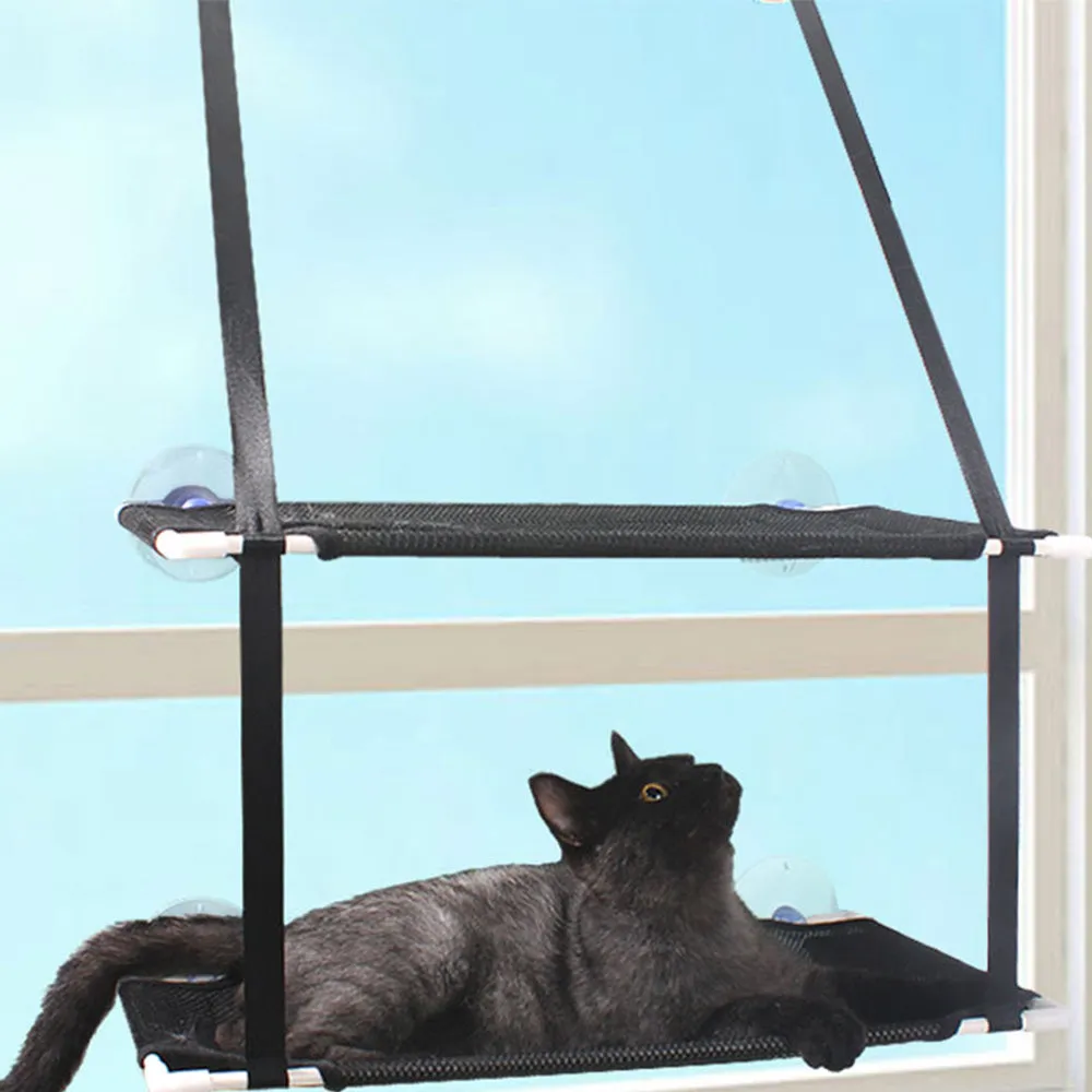PAWS ASIA Amazon Best Sell Summer Washable 2 Layer Comfy Wall Hanging Window Cat Bed Hammock