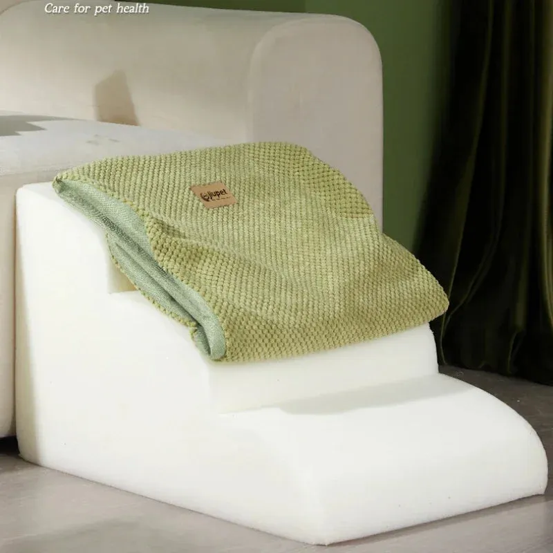 Pet 3-Step Ramp With Memory Foam